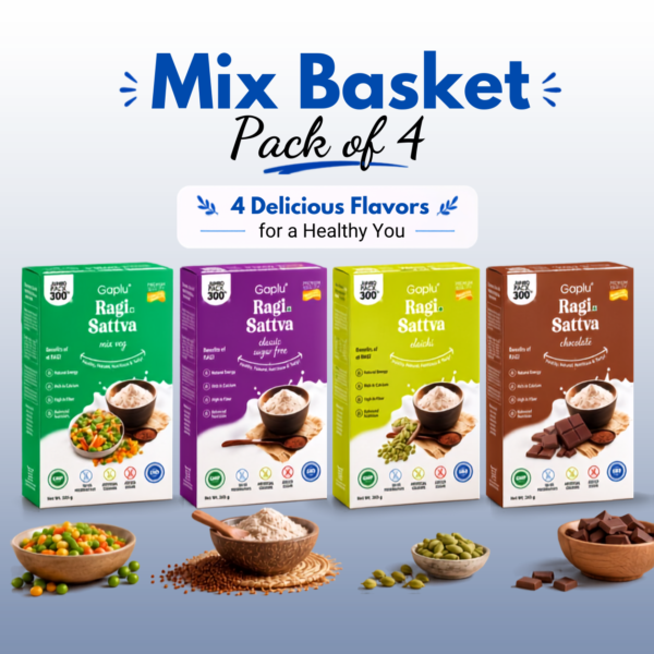 Gaplu Ragi Sattva Mix Basket – Pack of 4