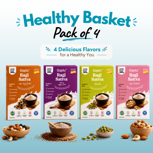 Gaplu Ragi Sattva Healthy Basket – Pack of 4