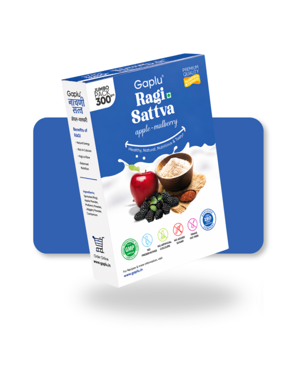 Gaplu 300 gm Ragi Sattva-Apple Mulberry